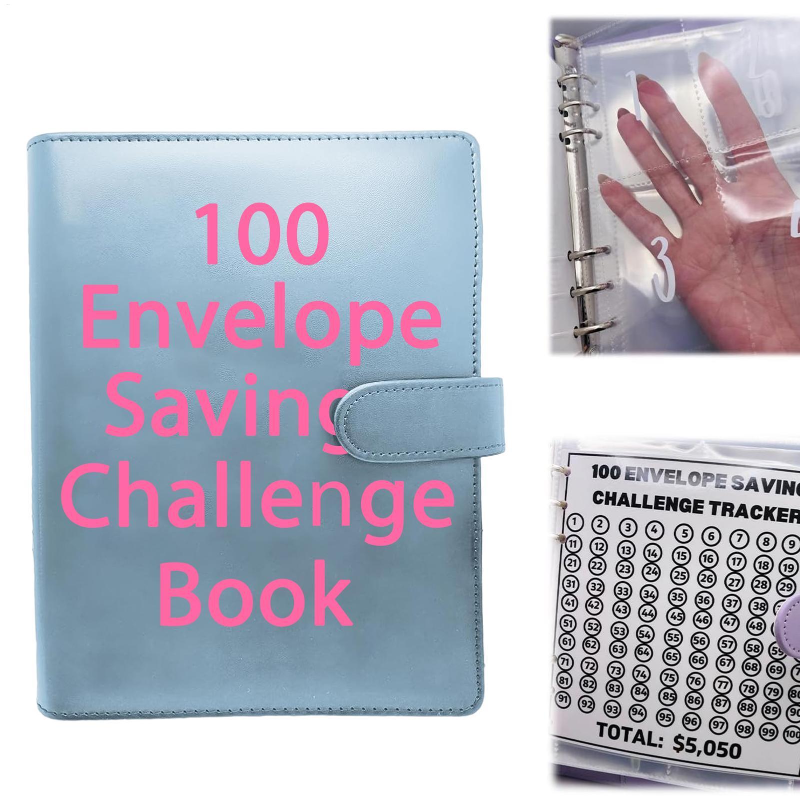 Home Office Budget - 100 Envelope Challenge Binder, Easy Cash