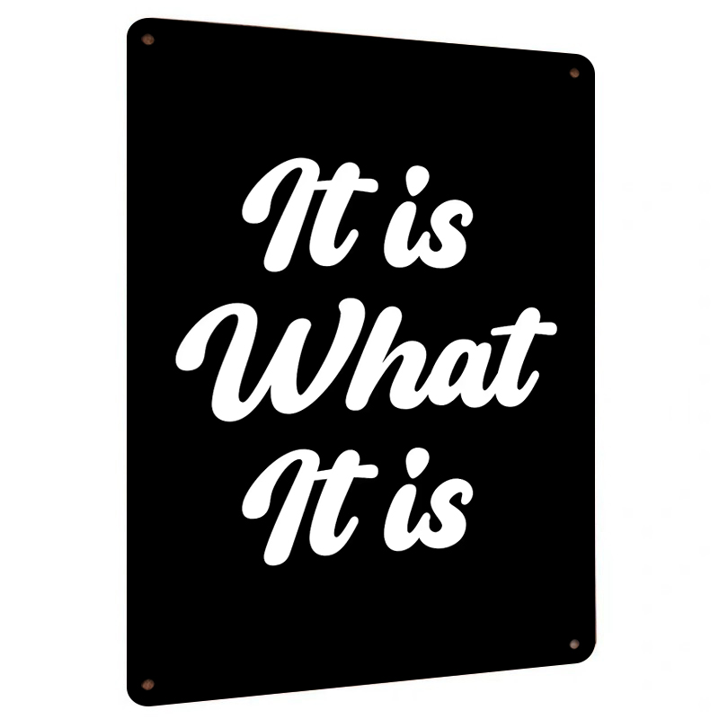 Home Office What Is It - Custom Metal Wall Art It Is