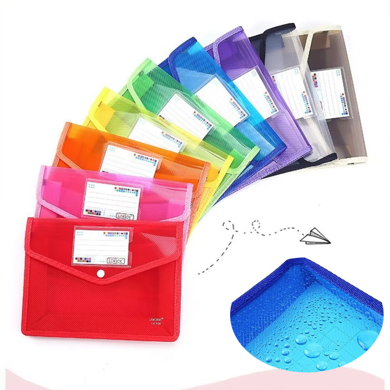 Home Office Student - 1-10PCS Waterproof A4 A5 Snap Button