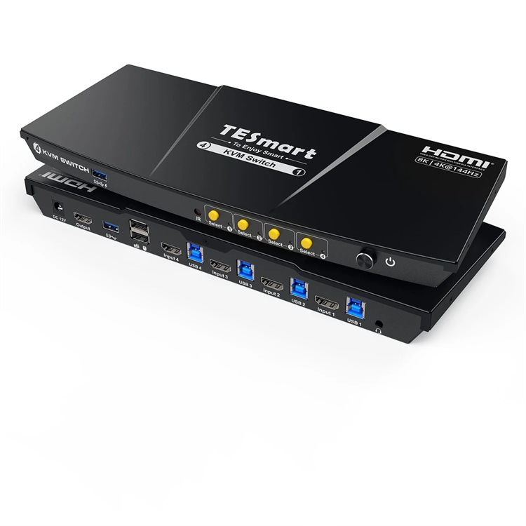 Home Office Kvm Switch - TESmart 4port HDMI KVM Switch 4
