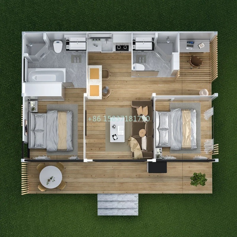 Family Container House Modular - Home Office Australia 评论和价格