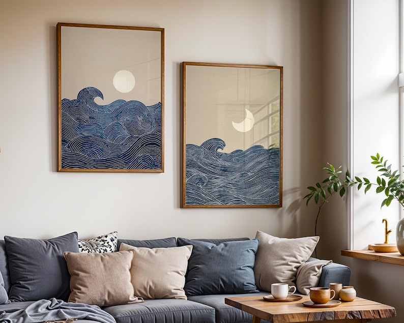 2pcs Japandi Minimalist Moon C - Home Office For Two 评论和价格