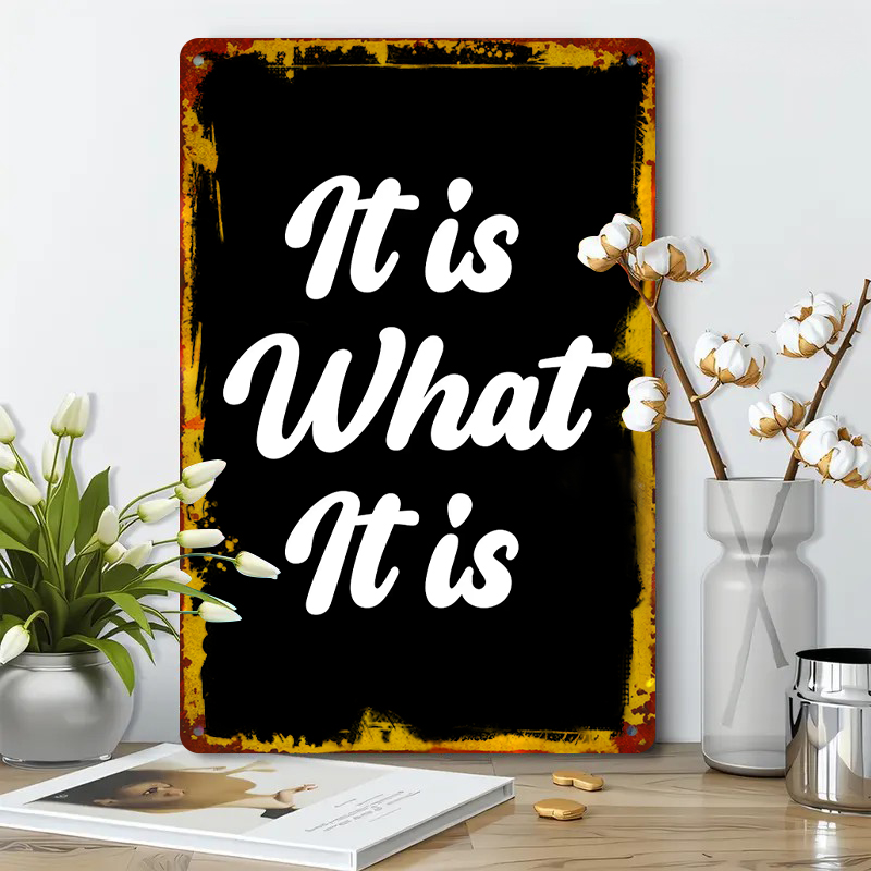 Custom Metal Wall Art It Is Wh - Home Office What Is It 评论和价格