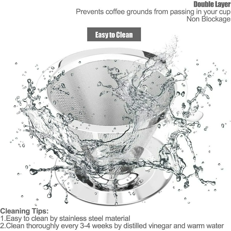 Pour Over Coffee Maker with Pe - Home Office For Two 评论和价格