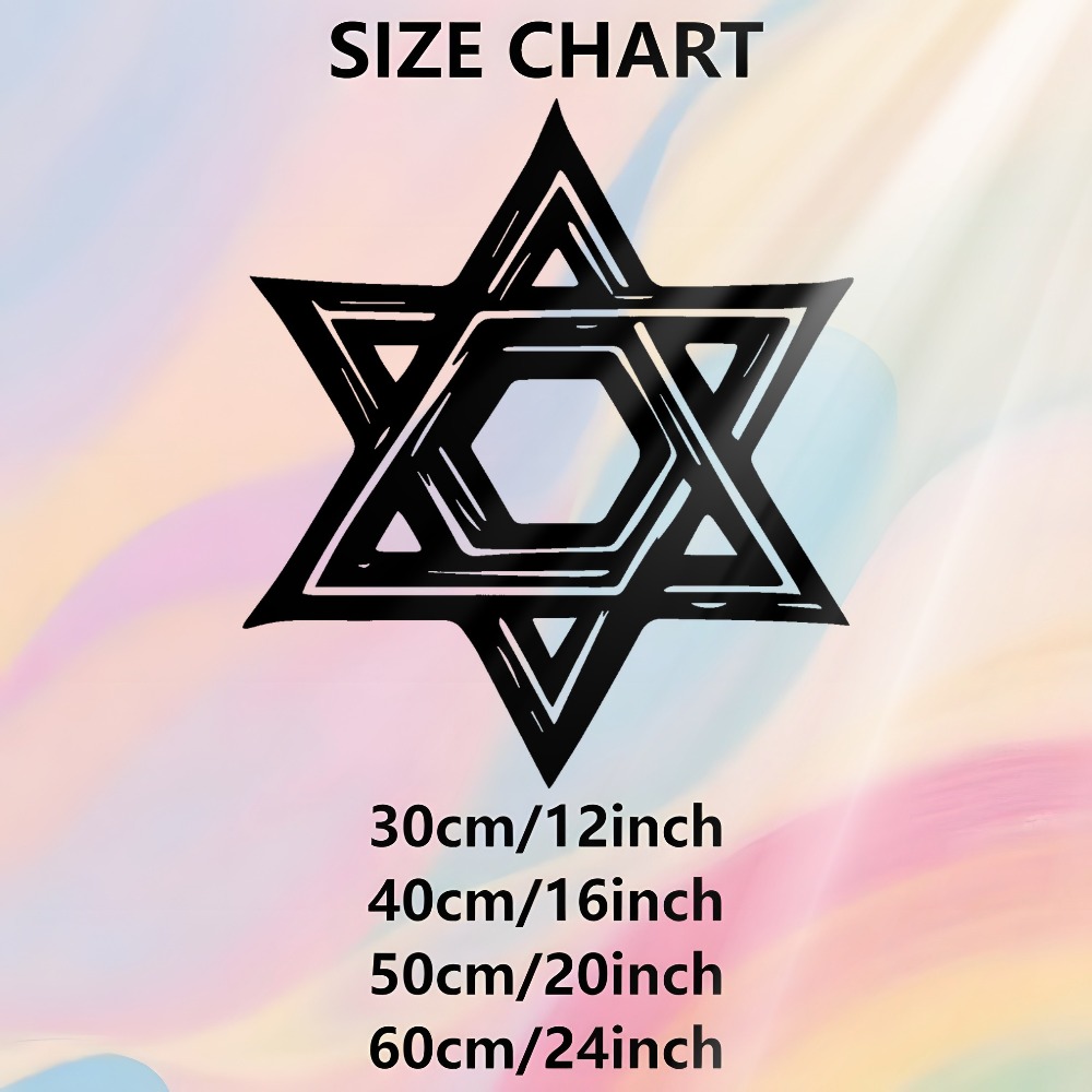 CIFBUY Iron Wall Art Star of D - Free Home Office 评论和价格