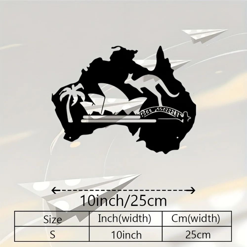 Australia Kangaroo Metal Wall  - Home Office Australia 评论和价格