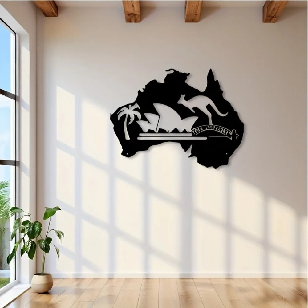 Australia Kangaroo Metal Wall  - Home Office Australia 评论和价格