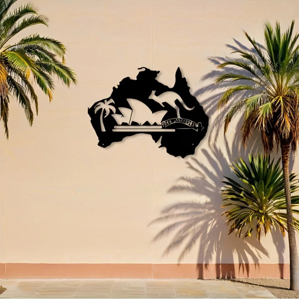 Australia Kangaroo Metal Wall  - Home Office Australia 评论和价格