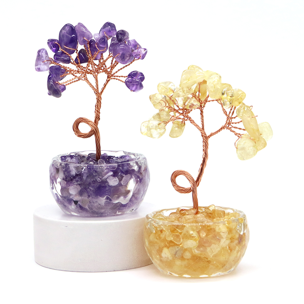 Natural Gemstone Crystal Lucky - Home Office Student 评论和价格