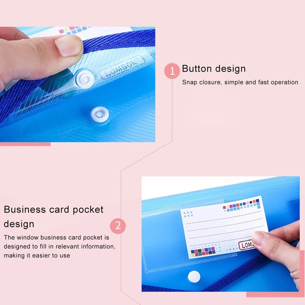 1-10PCS Waterproof A4 A5 Snap  - Home Office Student 评论和价格