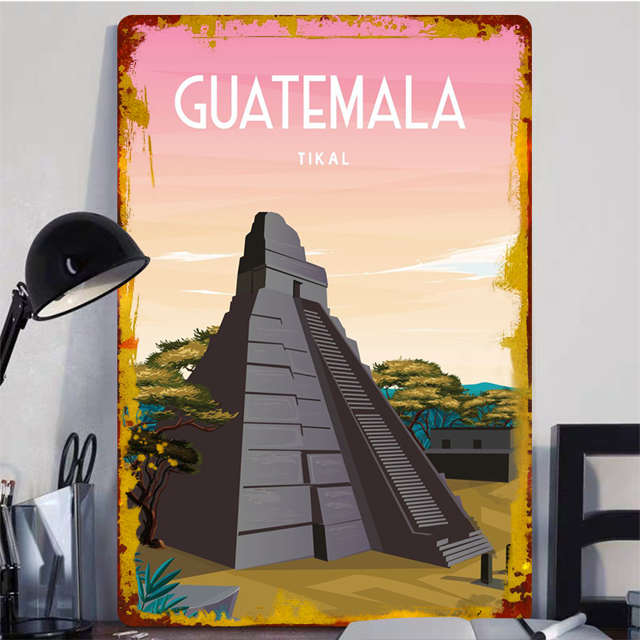 Guatemala Tikal Mayan Pyramid  - Home Office Guatemala 评论和价格