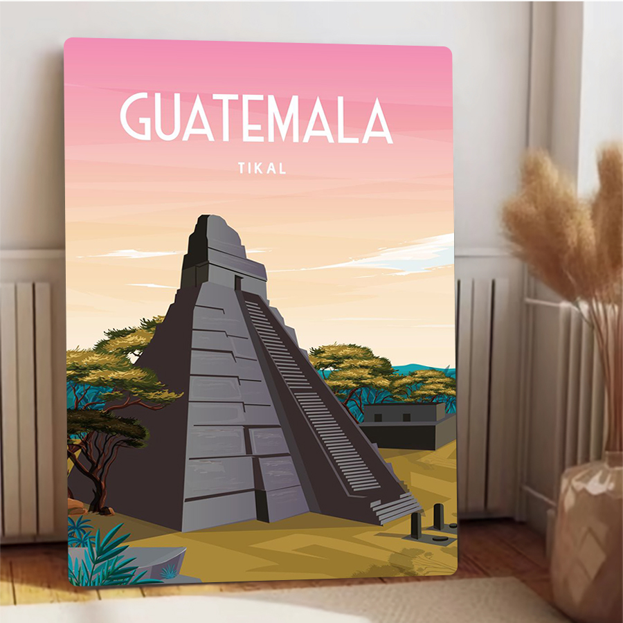 Guatemala Tikal Mayan Pyramid  - Home Office Guatemala 评论和价格