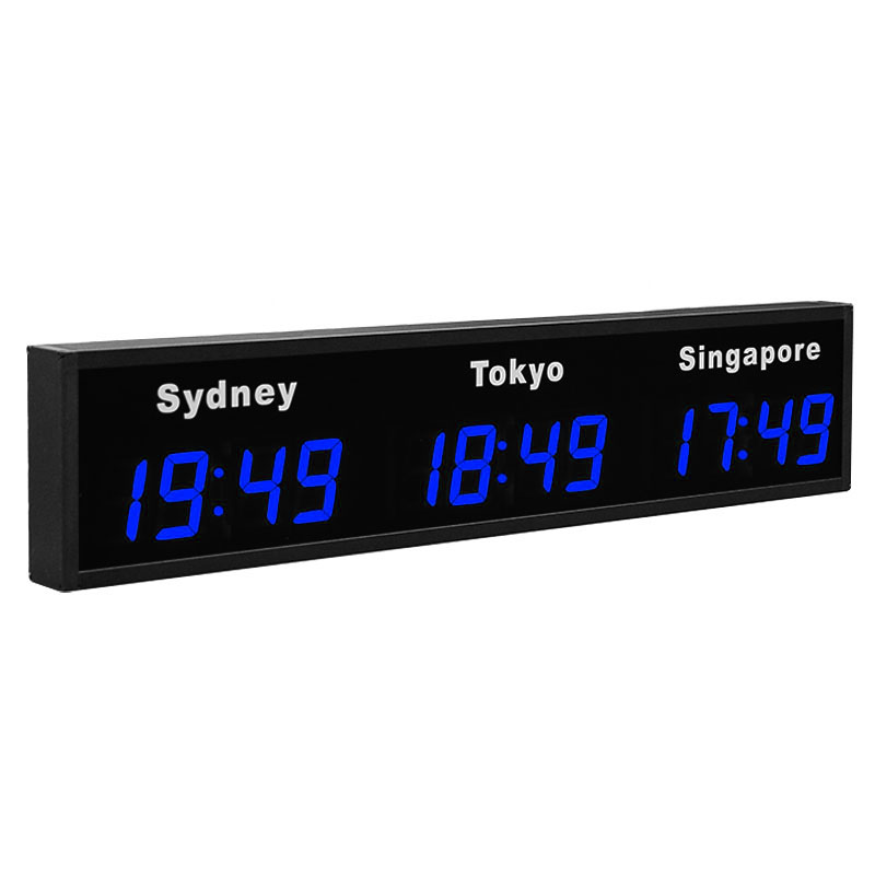 CP034 Digital World Wall Clock - Home Office Updates 评论和价格