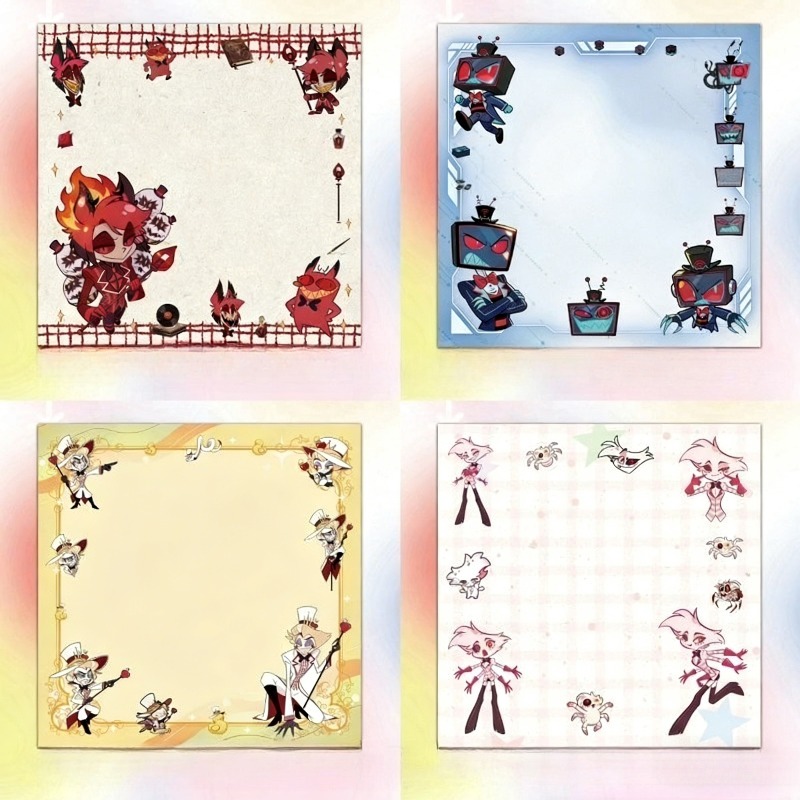4Pcs Hazbin Hotel Zestial & Al - Home Office Student 评论和价格