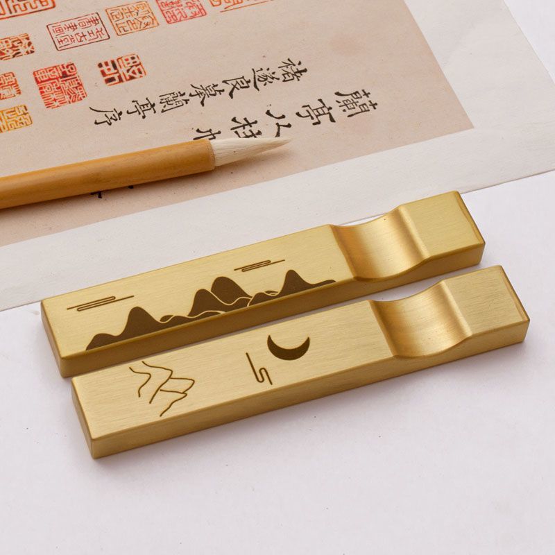 Solid Brass Two in One Paperwe - Home Office For Two 评论和价格