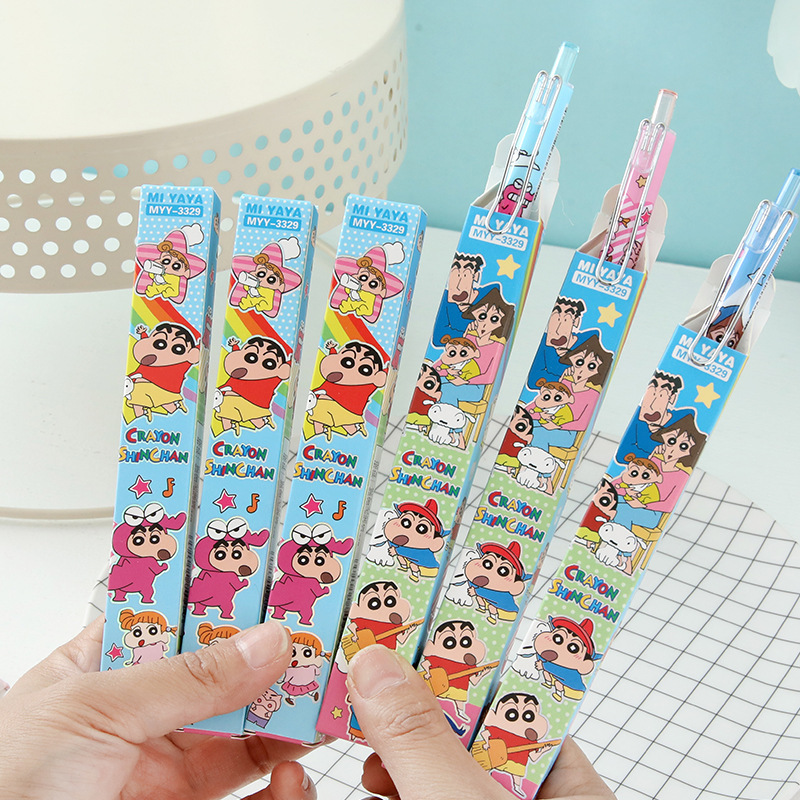 6Pcs Cartoon Crayon Shin-Chan  - Home Office Student 评论和价格