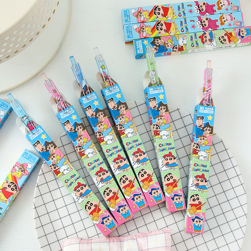 6Pcs Cartoon Crayon Shin-Chan  - Home Office Student 评论和价格