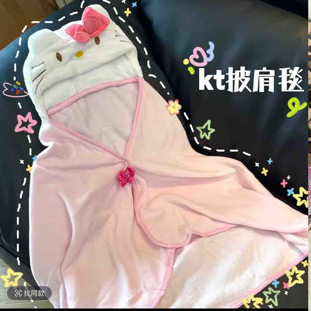 Cute Hellokitty Cloak Shawl Ai - Home Office Student 评论和价格