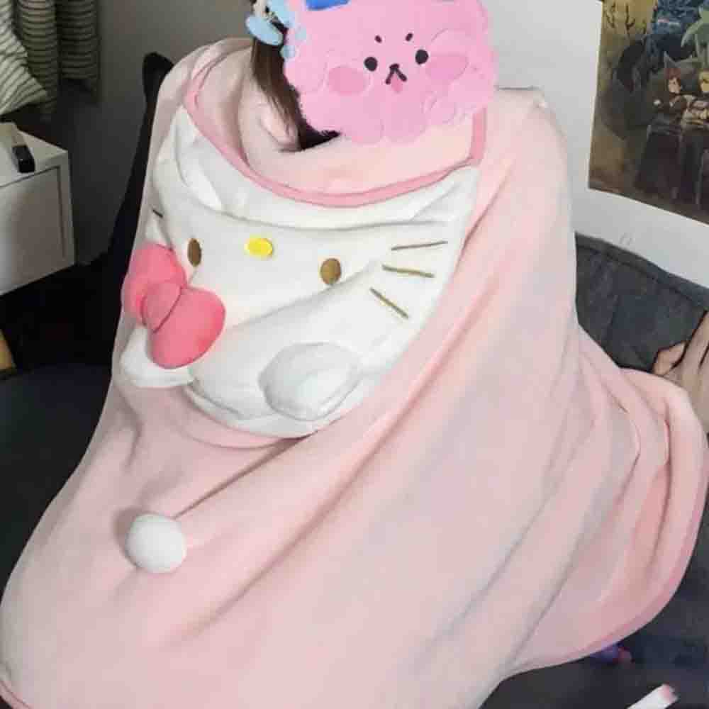 Cute Hellokitty Cloak Shawl Ai - Home Office Student 评论和价格