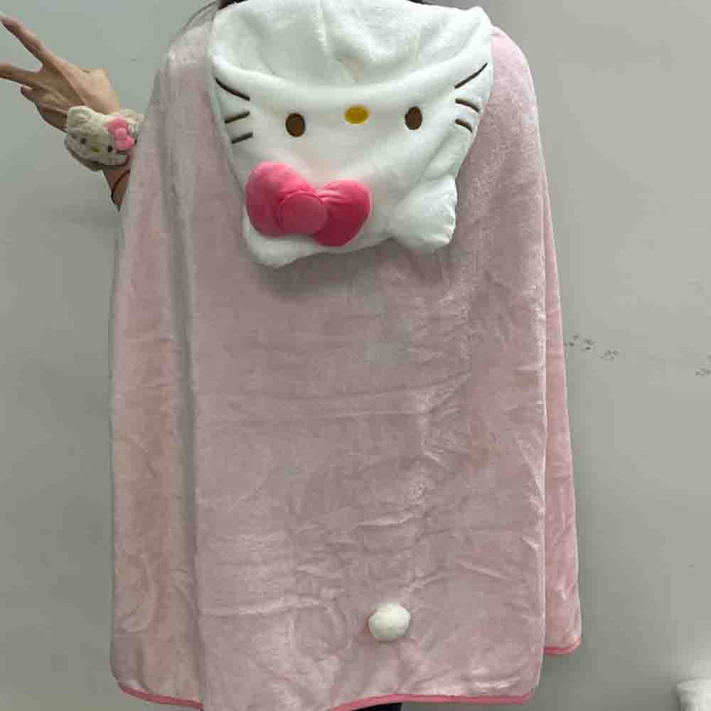 Cute Hellokitty Cloak Shawl Ai - Home Office Student 评论和价格