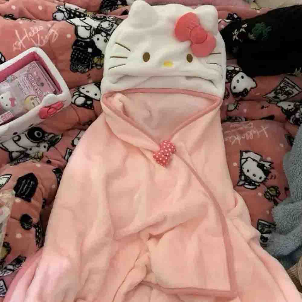Cute Hellokitty Cloak Shawl Ai - Home Office Student 评论和价格